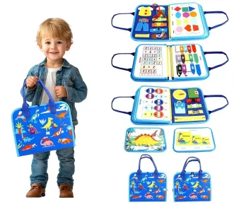 2Kids Toys Senzorická busy kniha - Dinosauři 2