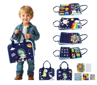 2Kids Toys Senzorická busy kniha - Vesmír