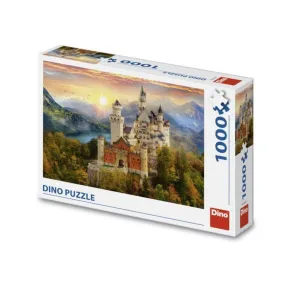 Dino Puzzle - MALOVANÝ NEUSCHWANSTEIN - 1000 dílků