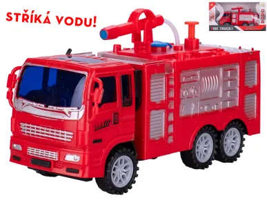 Mikro trading Auto hasiči - 19 cm - stříkající vodu