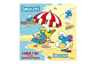 Akim Samolepkové obrázkové album - Šmoulové - Hraj si se samolepkami