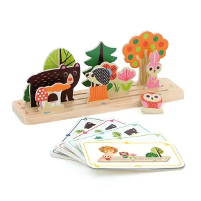 Vilac Postav to správně! Les - dřevěná logická hra