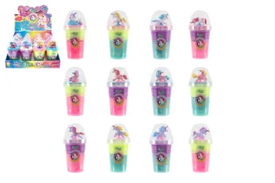 Teddies Sliz - hmota Slimy - 155 gramů - s jednorožcem