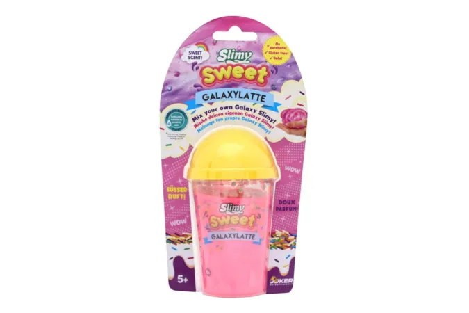 Teddies Sliz - hmota Slimy Sweet Galaxylatte - 140 g v kelímku
