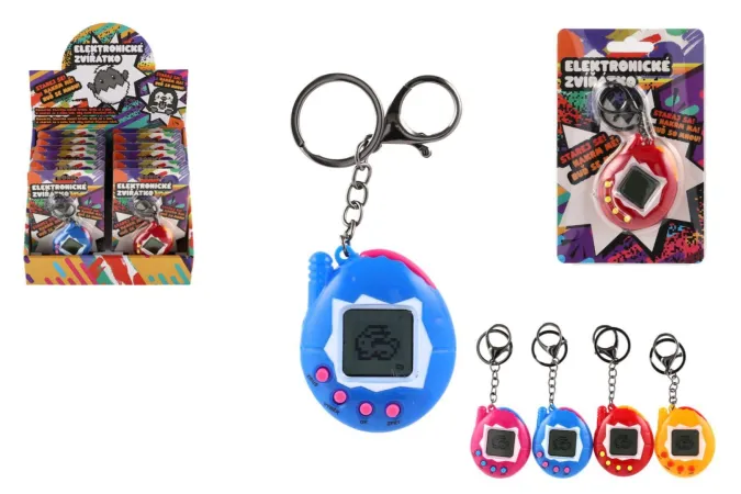 Teddies Zvířátko elektronické - přívěsek se zvukem