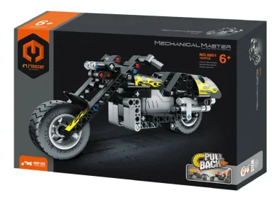 iM.Master Stavebnice Mechanical Master - Motorka na zpětné natažení - 183 dílků