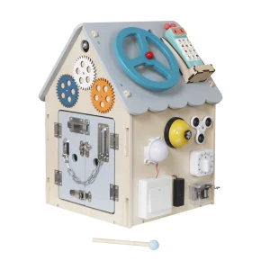 2Kids Toys Activity board - Domeček - šedá