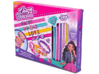 Mikro trading Sada pro vytváření náramků - 6 ks - s doplňky