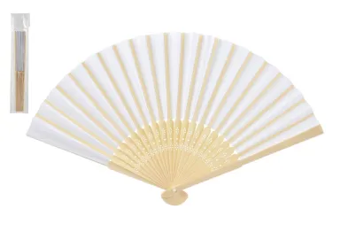 Teddies Vějíř skládací - 21 cm - dřevo