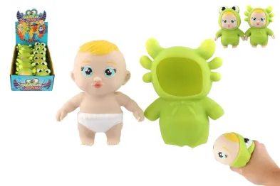 Teddies Hračka antistresová - 14 cm - mačkací silikon