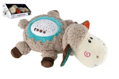 Teddies Ovečka uspávačka s projektorem - se zvukem, světlem