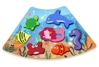 2Kids Toys Dřevěné puzzle - Podvodní svět - propojitelné