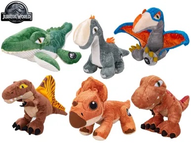 Mikro trading Jurský Svět - Dinosaurus plyšový - 25 cm - 6 druhů