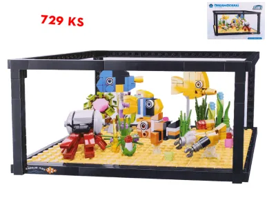 Mikro trading Stavebnice AKVÁRIUM - 729 dílků
