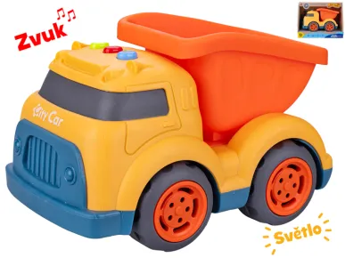 Mikro trading Auto stavební  na volný chod - 17 cm - se světlem a zvukem