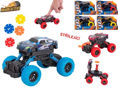 Mikro trading Roadblasters - Auto velká kola - 17 cm - střílející disky