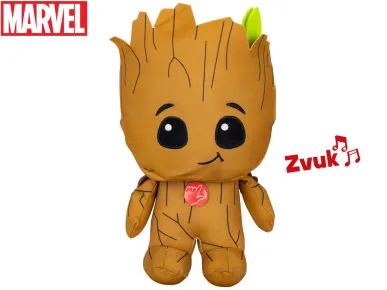 Mikro trading Avengers - Groot plyšový - 30 cm - se zvukem