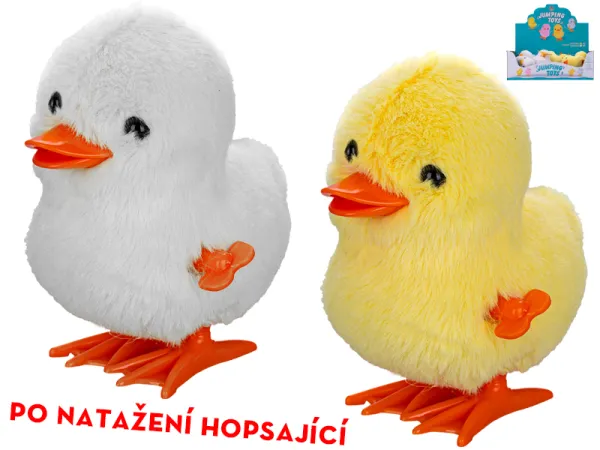 Mikro trading Kačenka plyšová - 9 cm - po natažení skákající