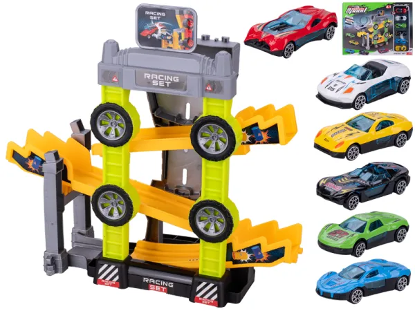 Mikro trading Závodní dráha 4v1 - s auty na volný chod