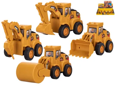 Mikro trading Vozidla stavební po stlačení jezdící - 4 druhy