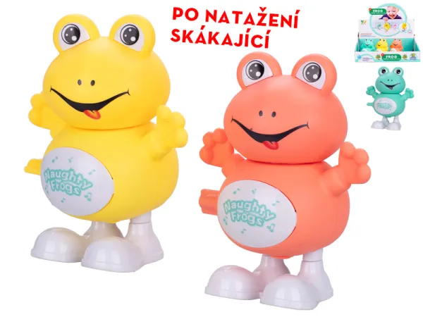 Mikro trading Žába - 9,5 cm - po natažení skákající