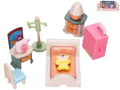 Mikro trading Sada - Zvířecí domácnost s doplňky - 9 - 13 ks - 2 druhy