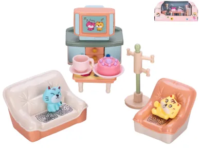 Mikro trading Sada - Zvířecí domácnost s doplňky - 13 ks