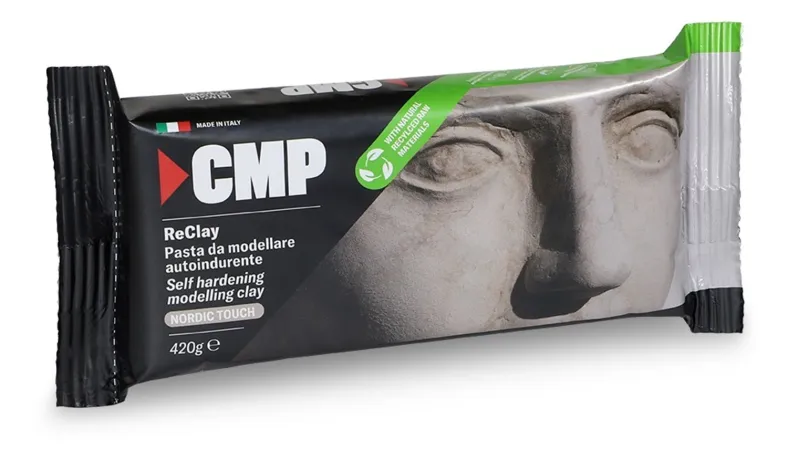 PRIMO Samotvrdnoucí hmota PAPÍR (celulóza + pojidlo) - 420 g - šedá natur