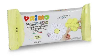 PRIMO Samotvrdnoucí hmota PASTEL - 500 g - žlutá