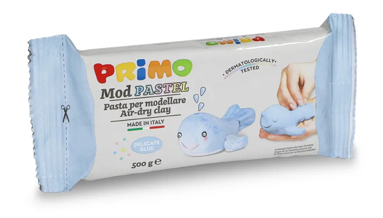 PRIMO Samotvrdnoucí hmota PASTEL - 500 g - nebesky modrá