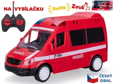 Mikro trading RC auto HASIČI - 17 cm - plná funkce se světlem a zvukem - CZ