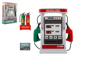 Teddies Benzínová pumpa - na baterie se zvukem, světlem