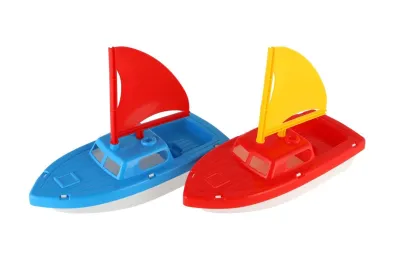 Teddies Loď - Plachetnice do vody - 2 barvy