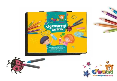 Created Sada na malování - Art box - kreativní sada v plastovém kufříku