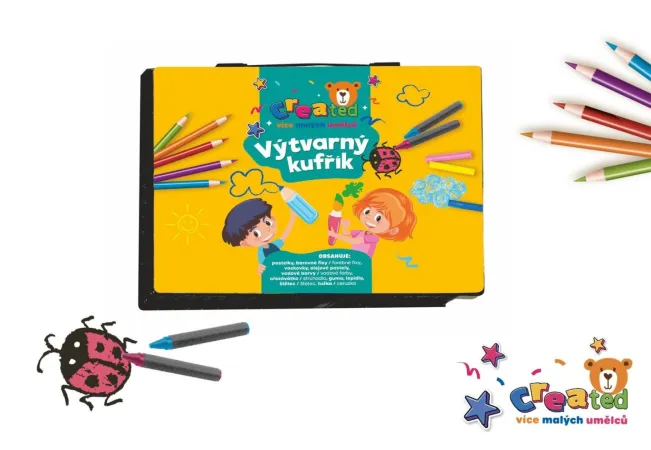 Created Sada na malování - Art box - kreativní sada v plastovém kufříku
