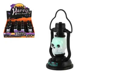 Teddies Mini lampička - Svítilna strašidelná Halloween - se světle, zvukem