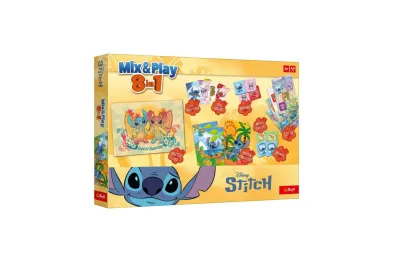 Trefl Mix & Play 8v1 Stitch - společenská hra