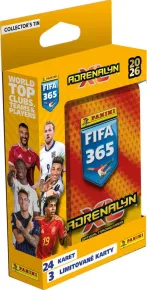Panini FIFA 365 2025 / 2026 - ADRENALYN - plechová krabička (pocket)