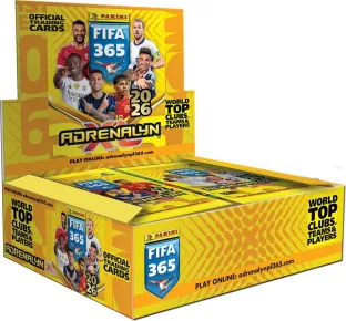 Panini FIFA 365 2025 / 2026 - ADRENALYN - karty - BOX (24 ks)
