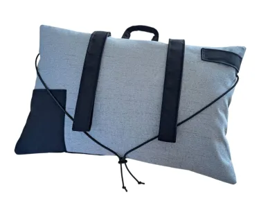 LKV Lomnice Čtecí polštář - Šedý melír