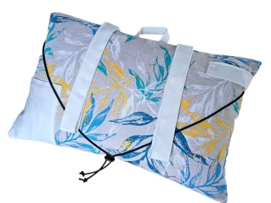 LKV Lomnice Čtecí polštář - Barevné listy - bílá