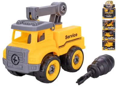 Mikro trading Auto stavební šroubovací - 11 cm - volný chod