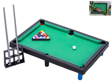 Mikro trading Kulečník s tágem a koulemi