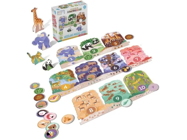 Efko KukiKuk - Véééliké puzzle loto Výlet do ZOO