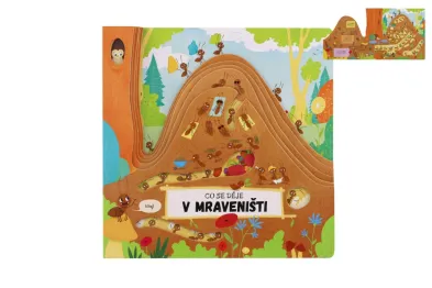 Albatros Knížka - Co se děje v mraveništi - 23 x 23 cm