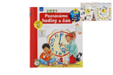 Albatros Knížka - Poznáváme hodiny a čas - 24 x 28 cm