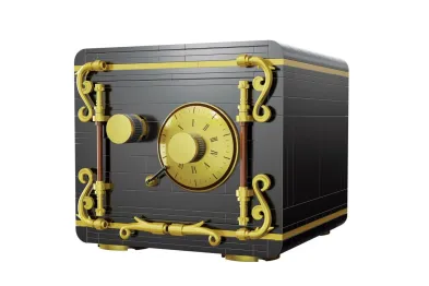 Conquest Stavebnice - Funkční trezor z kostiček - 442 dílků