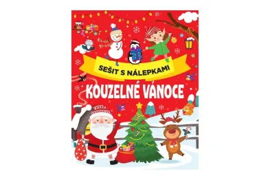 FONI Book Sešit s nálepkami - Kouzelné Vánoce