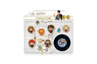 Jiri Models Harry Potter - Moje první razítka - dřevěná - 9+1 s poduškou