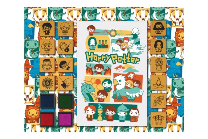 Jiri Models Harry Potter - Zábavná razítka pěnová - s blokem a s poduškami 4 ks